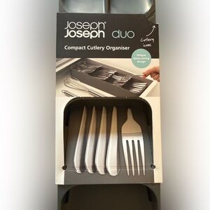 Joseph Joseph Duo Compact Cutlery Organizer NEW WITH TAGS
